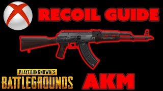 PUBG XBOX Recoil Guide - AKM Assault Rifle