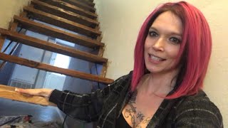 Carpet to Hardwood on Floating Stairs! Anna's Home Improvement Project