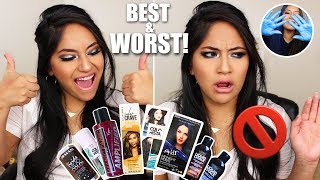 2017 BEST AND WORST "Does It Work On Dark Hair?" PRODUCTS!!