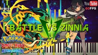 [Synthesia] Pokemon ORAS - Zinnia Battle Theme (1080p 60 FPS)