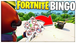 FORTNITE BINGO CUSTOM GAMEMODE IN FORTNITE BATTLE ROYALE | JeromeASF
