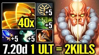 NEW Stongest Juggernaut Build 7.20 Aghanim's scepter + mjolnir Dota 2 Gameplay