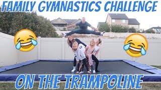 FAMILY TRAMPOLINE TRICKS ? | THE LEROYS