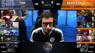 TSM vs FOX, Game 1 - NA LCS Summer 2017 - Team SoloMid vs Echo Fox