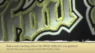 Screen Printing Foil  Excalibur 801  Foil Proof Clear