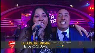 La sonora dinamita en vivo  en Pasión de sábado 15 9 2018