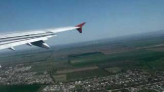 Take-off from Simferopol (SIP) airport