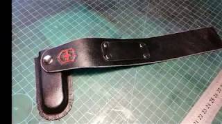 Чехол для складного ножа Victorinox Spartan с гербом компании. СКСтиль.