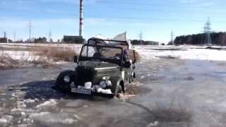 ГАЗ-69 брод и снег (GAZ-69 wade and snow)