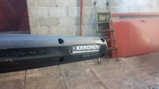 Karcher K 3.75 MD ремонт струйной трубки Vario power  ( ремонт форсунки)