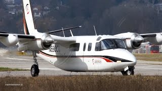 RARE! Rockwell 690A Turbo Commander Take-Off - GREAT Garrett TPE331 Turboprop Sound!