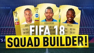 FIFA 18 - CHEAP PREMIER LEAGUE STARTER SQUAD! FIFA 18 SQUAD BUILDER!