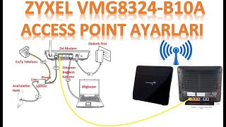 ZYXEL VMG8324 B10A ACCESS POİNT AYARLARI