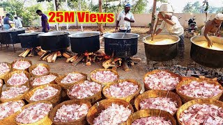 Cooking 500KG MUTTON BIRYANI For 3000 Peoples | WORLD FAMOUS AMBUR MUTTON BIRYANI