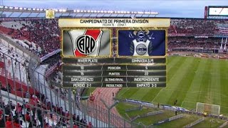 River vs. Gimnasia LP. Fecha 15. Campeonato de Primera División 2016