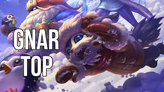 League of Legends - Snow Day Gnar Top - Full Game Commentary