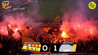 ?¡IMPRESIONANTE! Noche Amarilla 2020 con DEL PIERO | Barcelona vs Delfín | El Aliento del Hincha