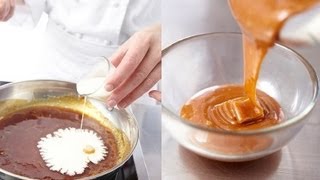 Technique de cuisine : Réaliser une sauce caramel et une garniture de caramel mou