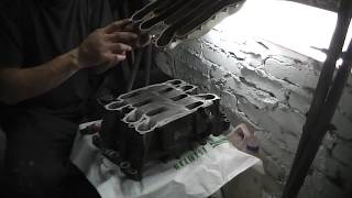 А6 С4 2.6 АВС ремонт впускного коллектора (1часть).