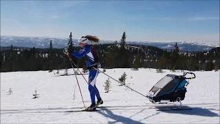 Längdskidåkning med småbarn - Thule gör det möjligt