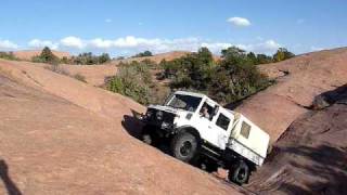 Unimog U1550L37 on Launching pad Moab
