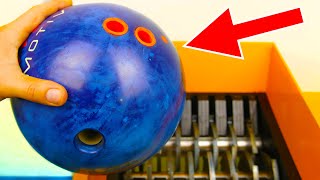BOWLING BALL SHREDDING! AWESOME VIDEO!