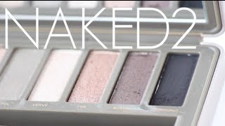 Urban Decay NAKED 2 Palette Swatches