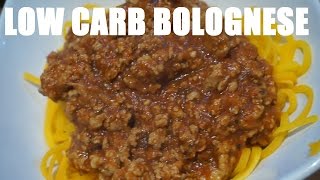 MACRO MEALS: Low Carb Bolognese