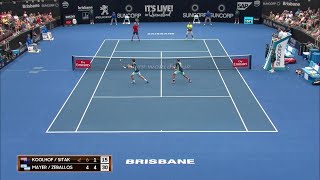 Koolhop/Sitak vs Mayer/Zeballos Match Highlights (SF) | Brisbane International 2018