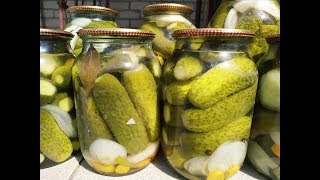 СУПЕР РЕЦЕПТ. Хрустящие маринованные огурцы на зиму. Огурцы по-польски. Юлия Клочкова.