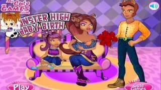 Monster High Baby Birth ▬ Монстр, рождение ребенка, игра для девочек ♦1080P♦