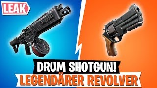 Neue DRUM SHOTGUN & Legendärer Revolver LEAK | Fortnite Battle Royale