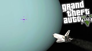 GTA 5 NO ESPAÇO: EXPLORANDO URANO!! O GIGANTE DO GELO!! VIAJANDO PELO SISTEMA SOLAR