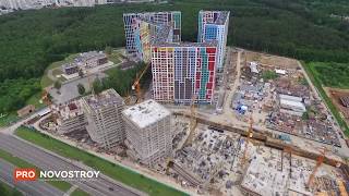 ЖК “Эталон-Сити“. Ход строительства от 25.06.2017г. Портал ProNovostroy.