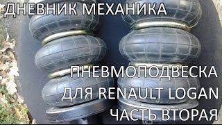 Пневмоподвеска для Renault Logan (Часть Вторая)