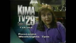 KIMA 29 CBS Commercials October 26, 1992