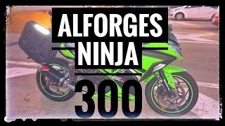 Ninja 300 - Alforges (bolsas laterais) e maior conforto TOP nas viagens!