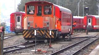 052 St. Moritz & Pontresina Stations Bahnhof - REOS - Filmed in 2003