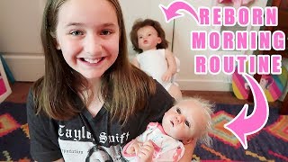 Reborns Morning Routine with Reborn Baby Shiloh and Toddler Reborn Kennedy
