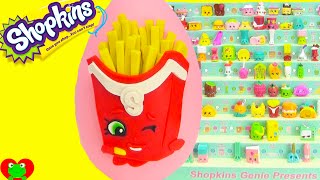 Shopkins Fiona Fries Play Doh Surprise Egg and Limited Edition Hunt