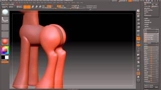 How to make Pony in Zbrush (3 year old Outdated Video)