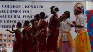 15 Kunkuri Loyola  college kunkuri innogration function 1 vishwa aadvasi divas world Indigenous day