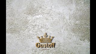 Травертин штукатурка. Классическое нанесение. Travertine plaster. A classic application.