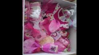Hand made box for baby girl!