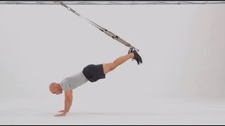 Отжимание вниз головой на TRX