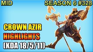Samsung Crown - Azir vs LeBlanc - Mid - Highlights (Jun 06, 2016)