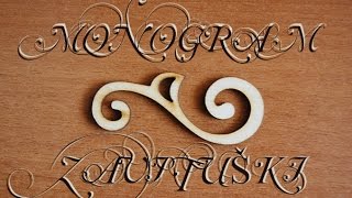 Дизайн ногтей  Вензеля или Завитки
