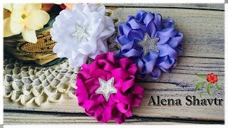 Цветы из репсовой ленты 25 мм/Канзаши/Alena Shavtr
