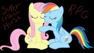 Let's Play Pony Games: Super Lesbian Horse RPG v1.1 - Why am i playing this?