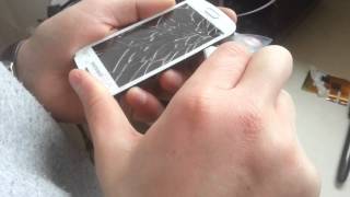 Тачскрин Samsung S7562 сенсор замена. Как разобрать S7562? Ремонт S7562. Упал разбилось стекло